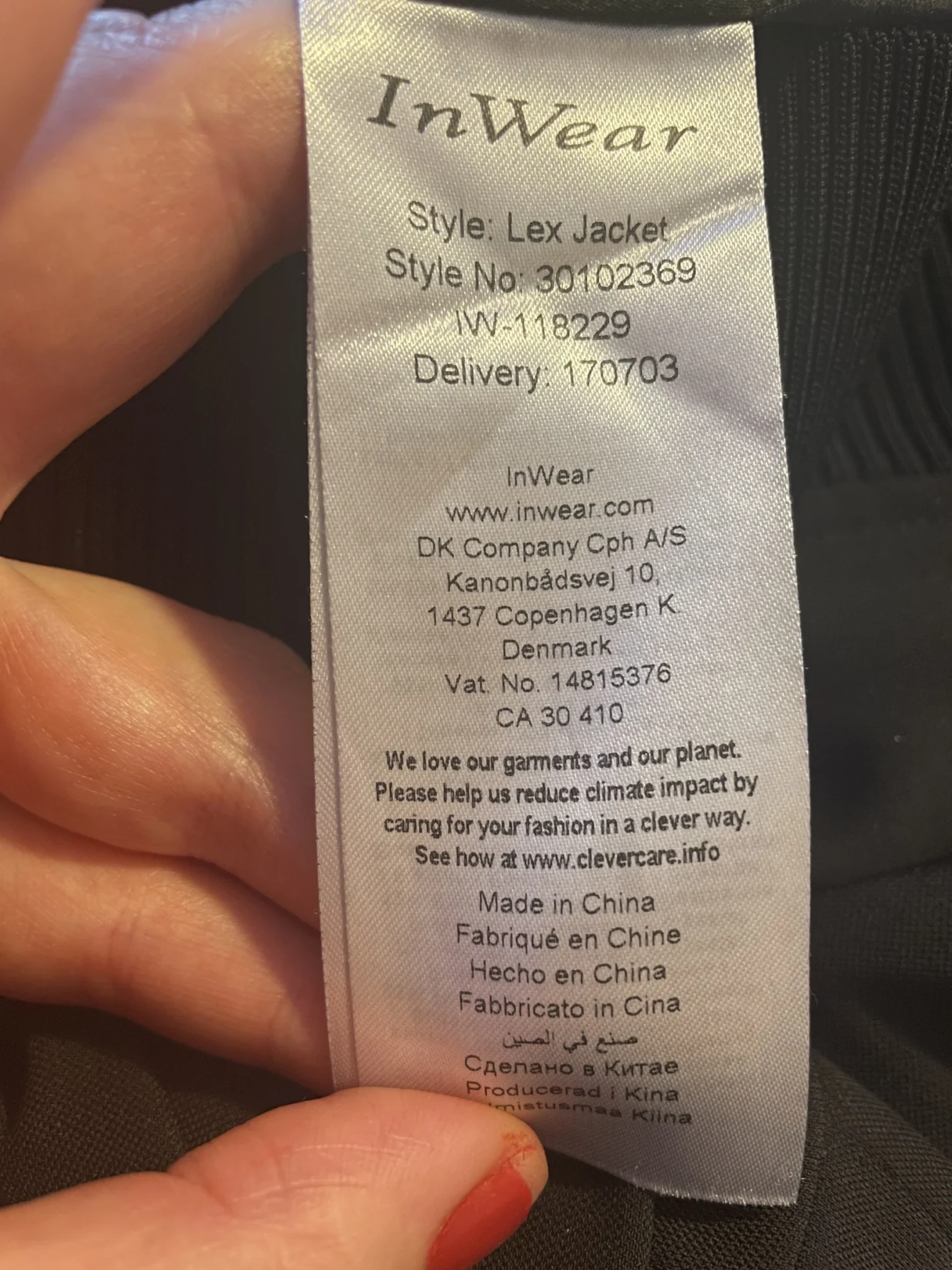 Image for Manteau jacket In Wear, la veste idéale 36