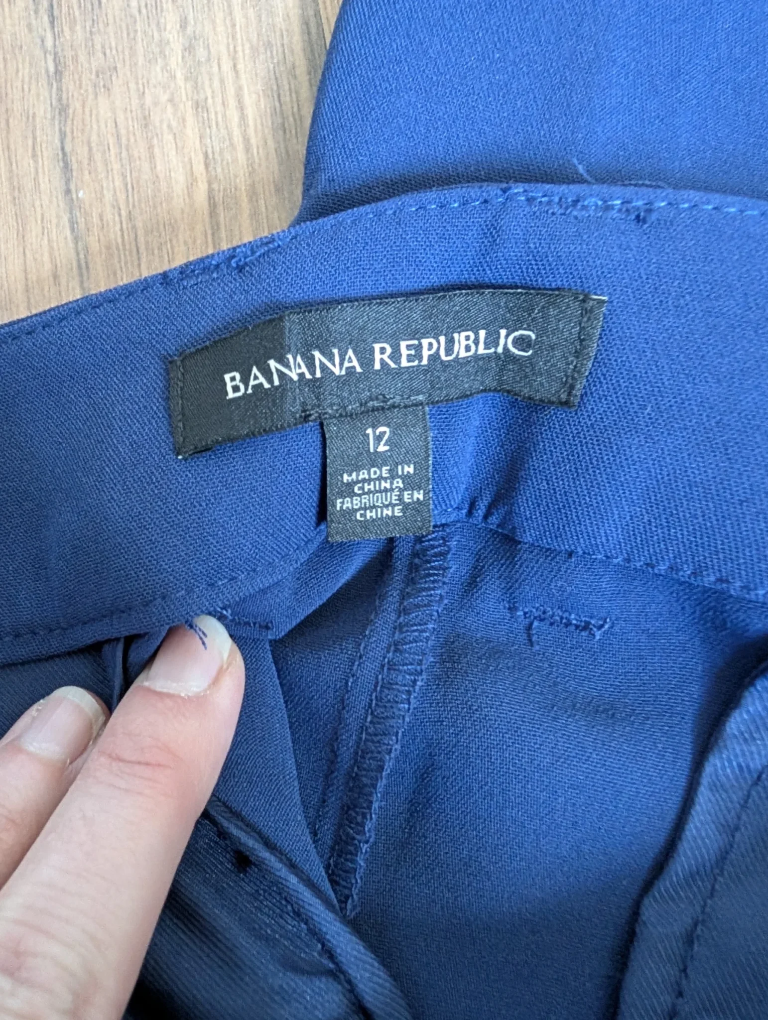 Image for Banana Republic blue trousers size 12 new