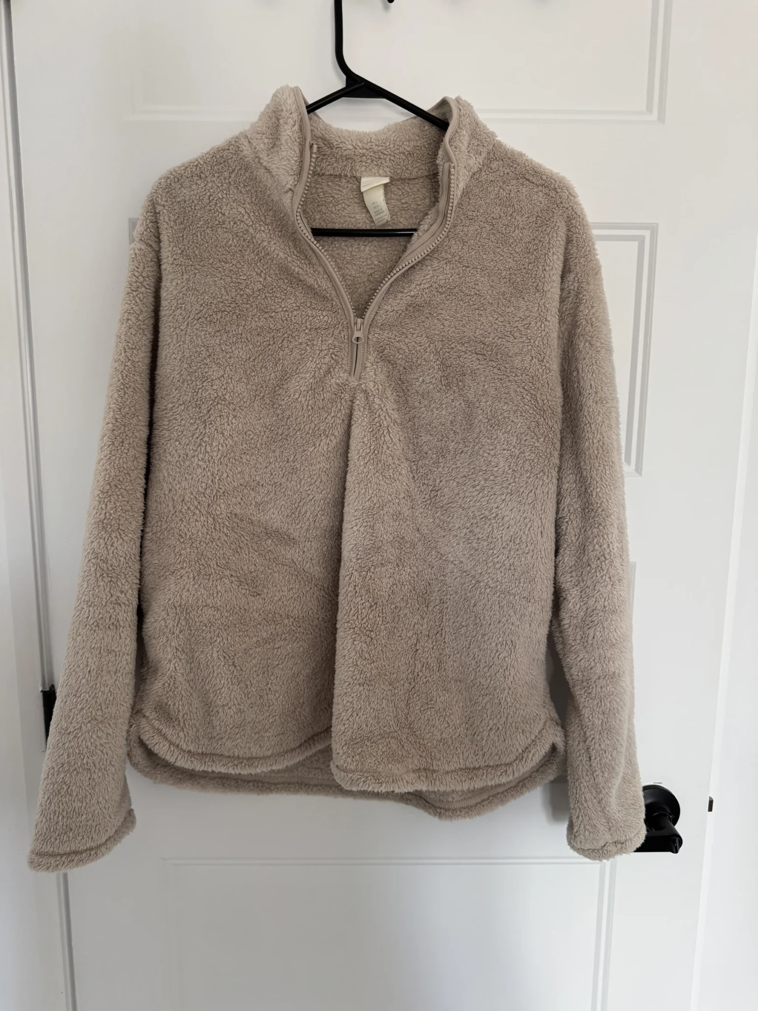 Featured image for Quarter zip en sherpa