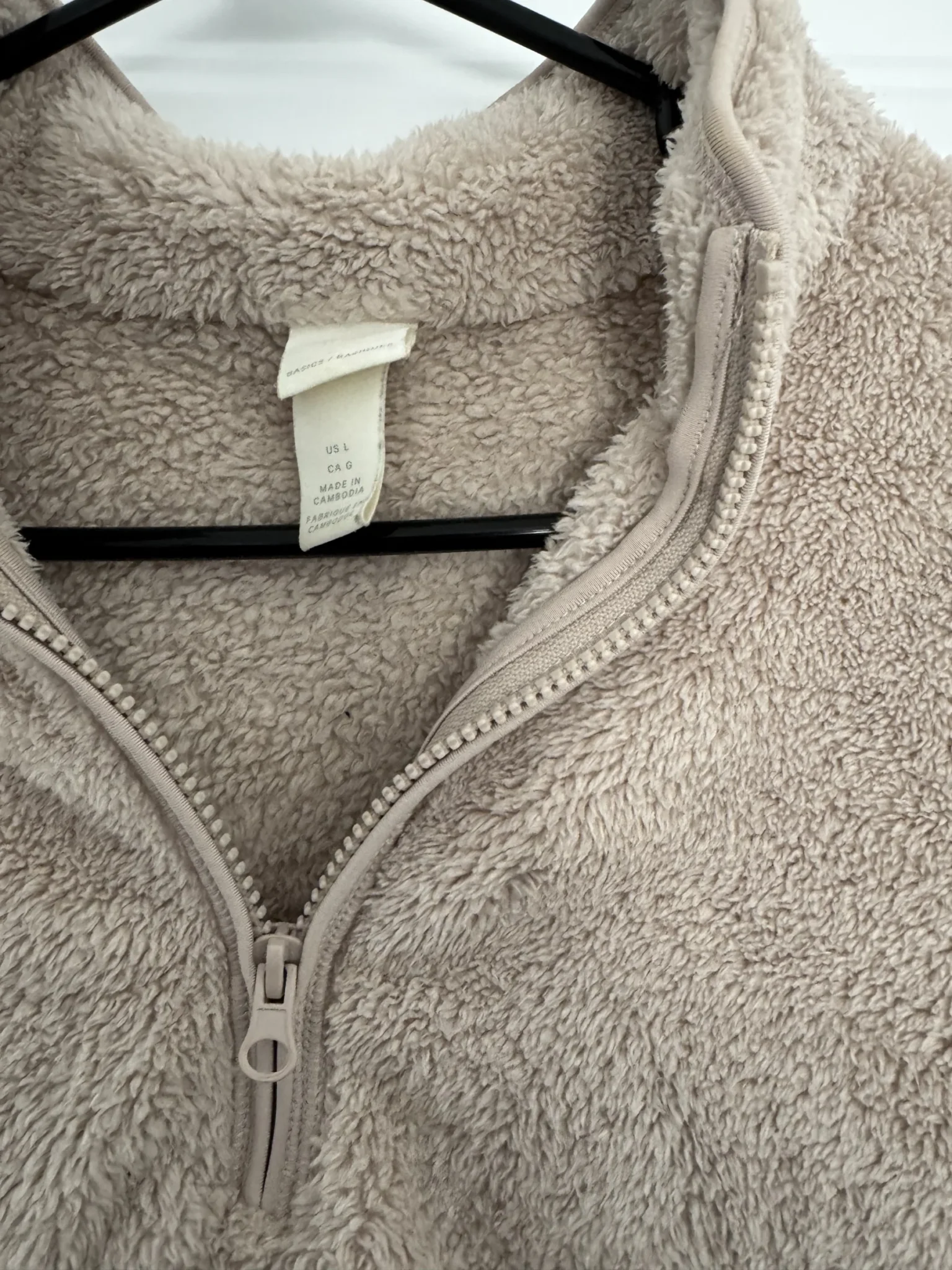 Image for Quarter zip en sherpa
