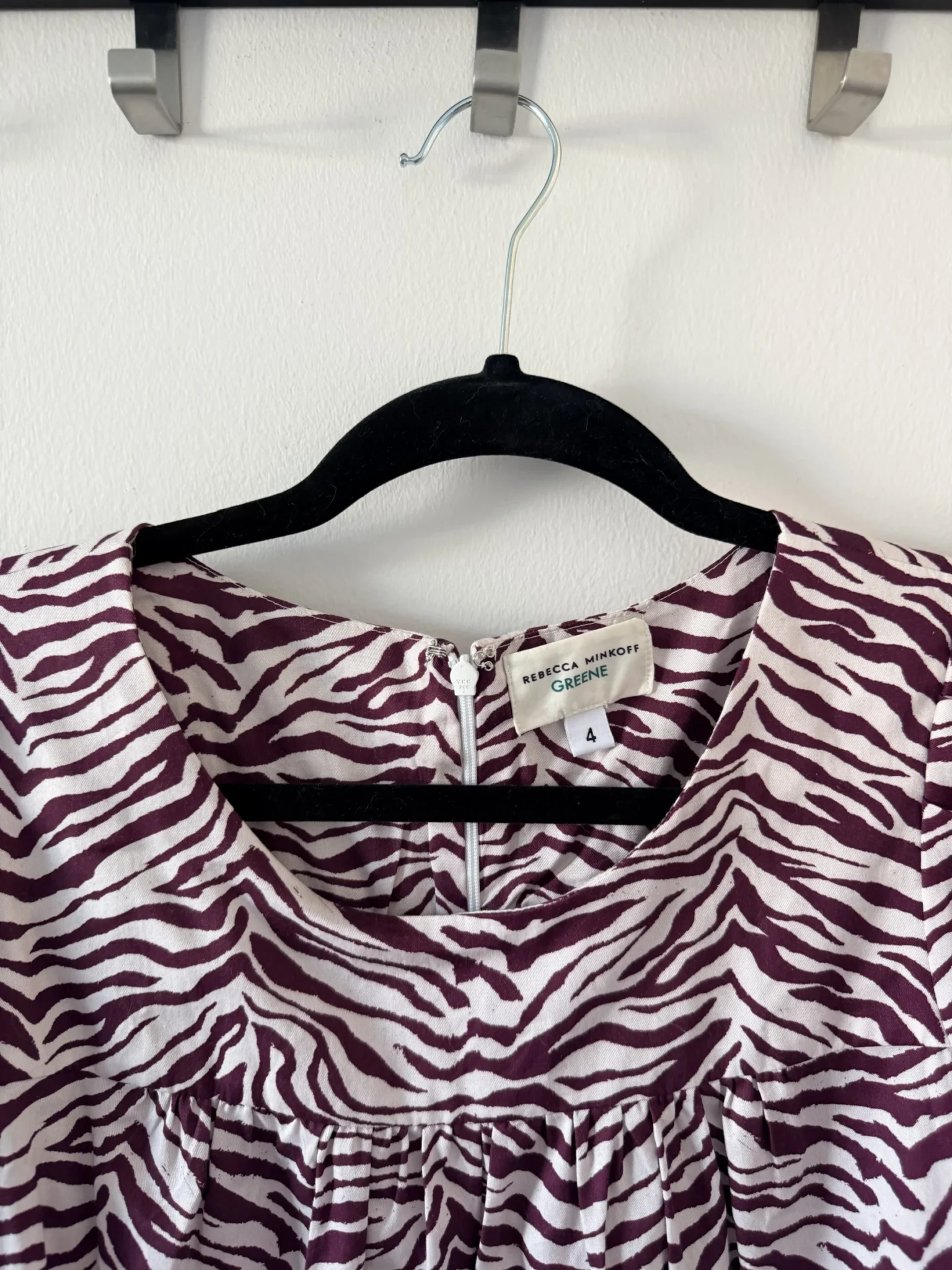 Image for Robe à motif zèbre Rebecca Minkoff