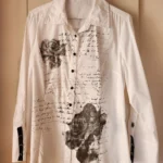 Featured thumbnail for Blouse blanche et noire Point Zero