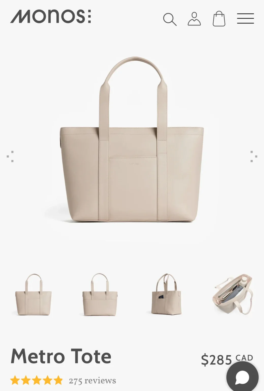 Image for Monos Metro Tote