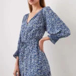 Thumbnail for Blue floral Rails dress size XS