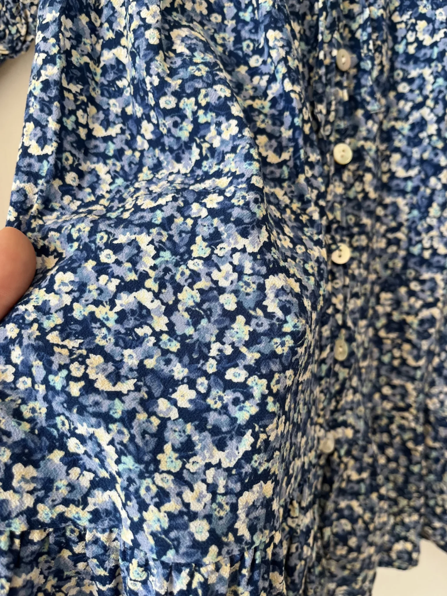 Image for Blue floral Rails dress size XS