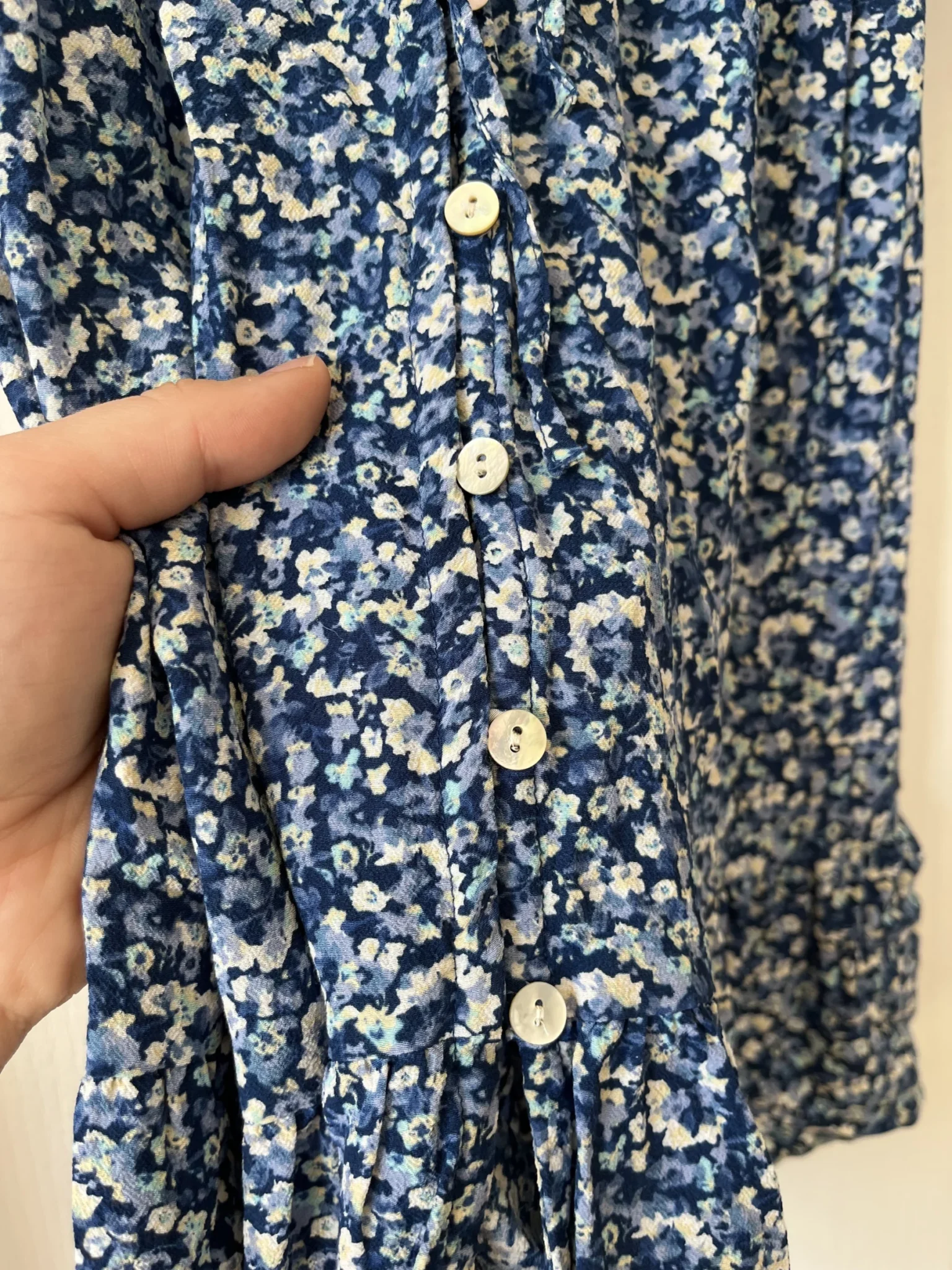 Image for Blue floral Rails dress size XS