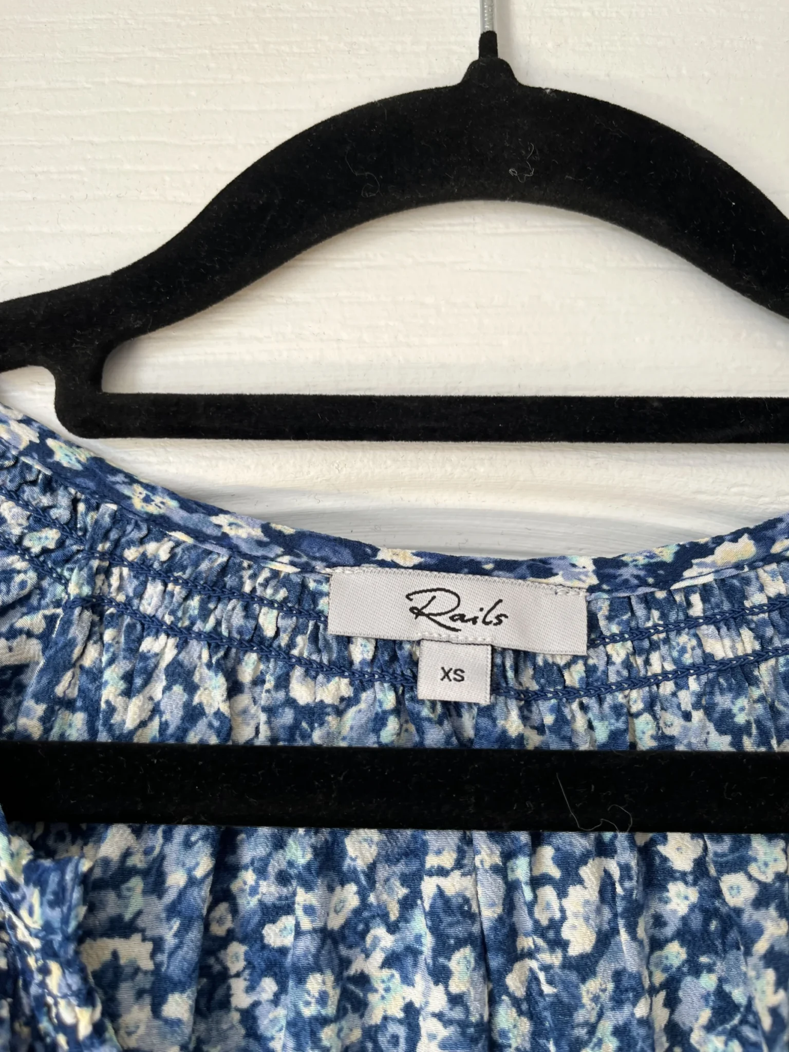 Image for Blue floral Rails dress size XS