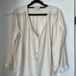 Featured thumbnail for Art Love Paris blouse size 36 off-white
