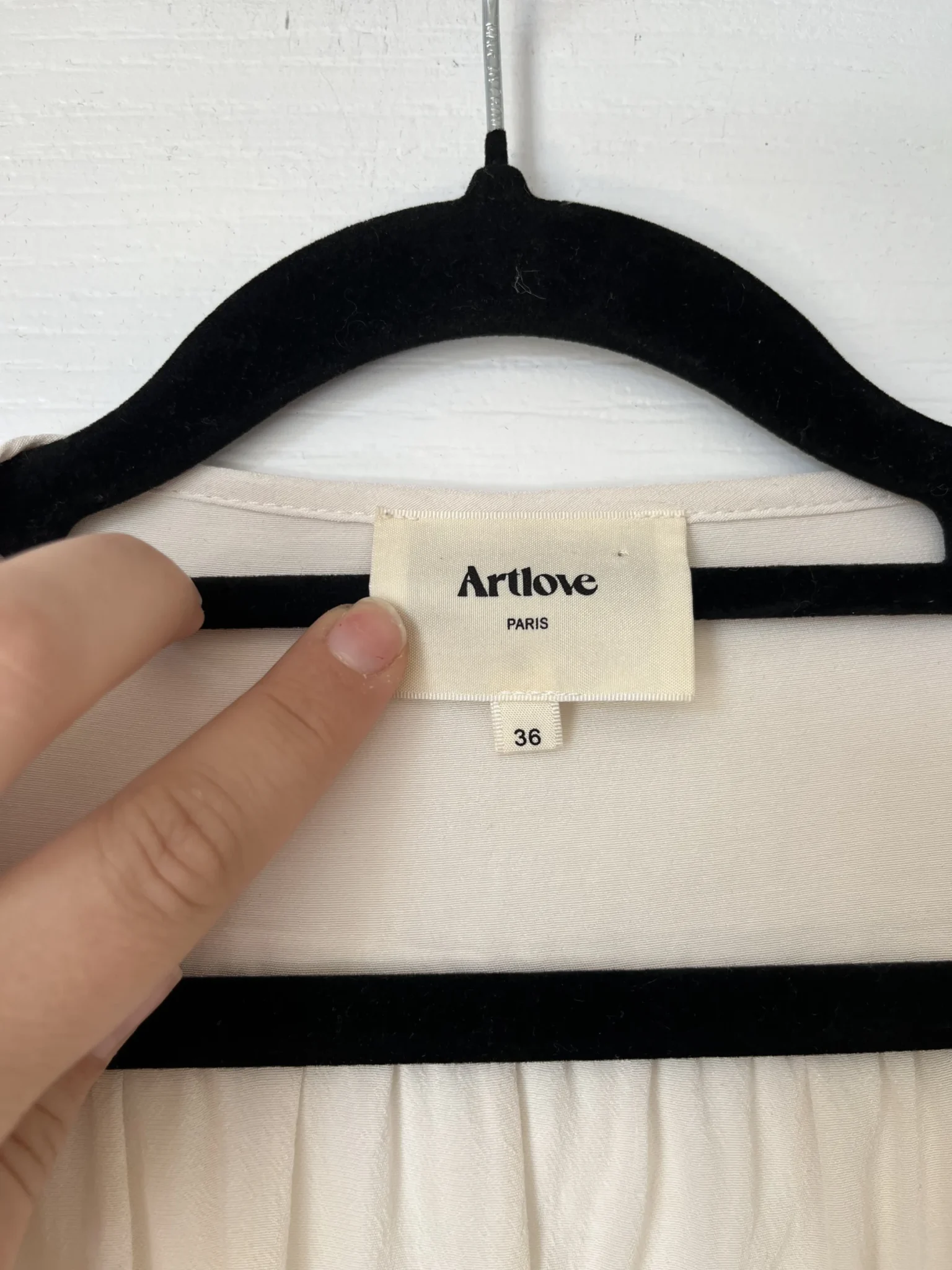 Image for Art Love Paris blouse size 36 off-white