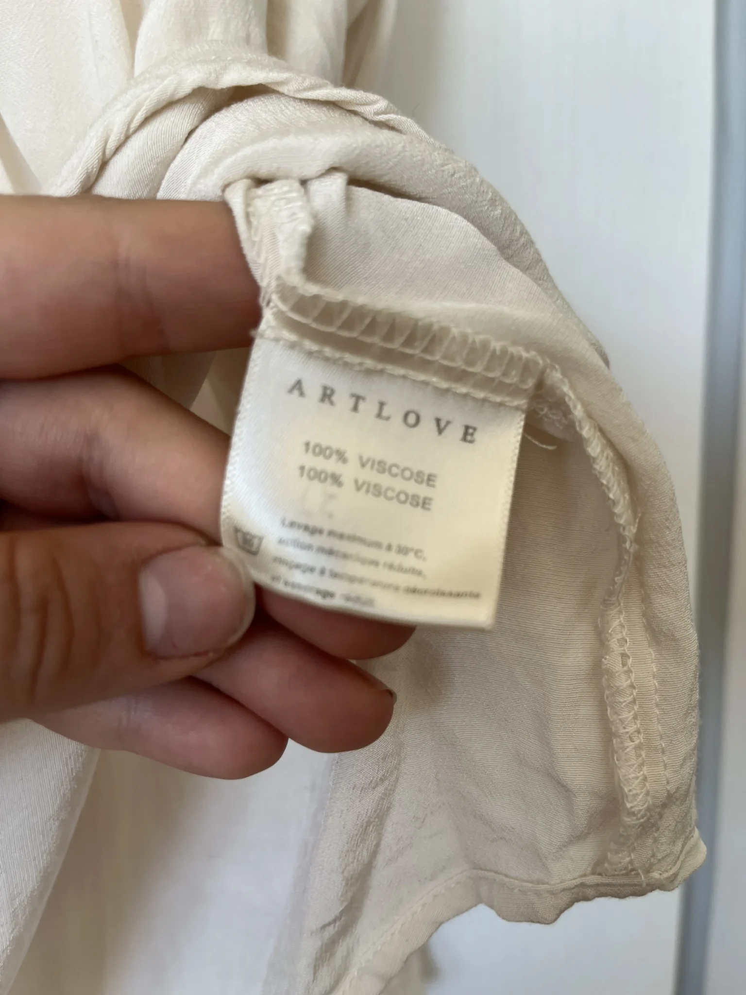 Image for Art Love Paris blouse size 36 off-white