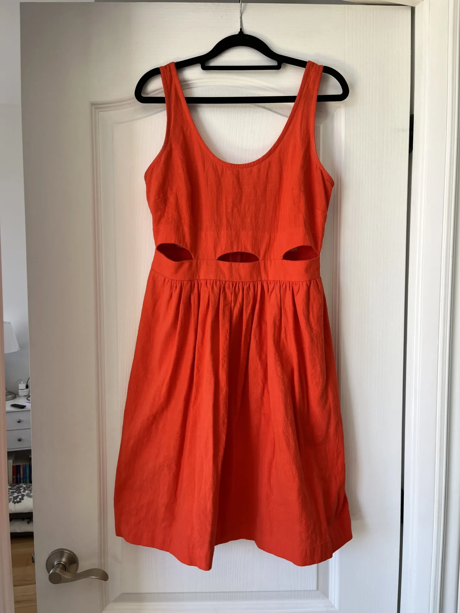 Image for Robe Eve Gravel à découpes taille S orange corail