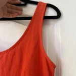 Thumbnail for Robe Eve Gravel à découpes taille S orange corail