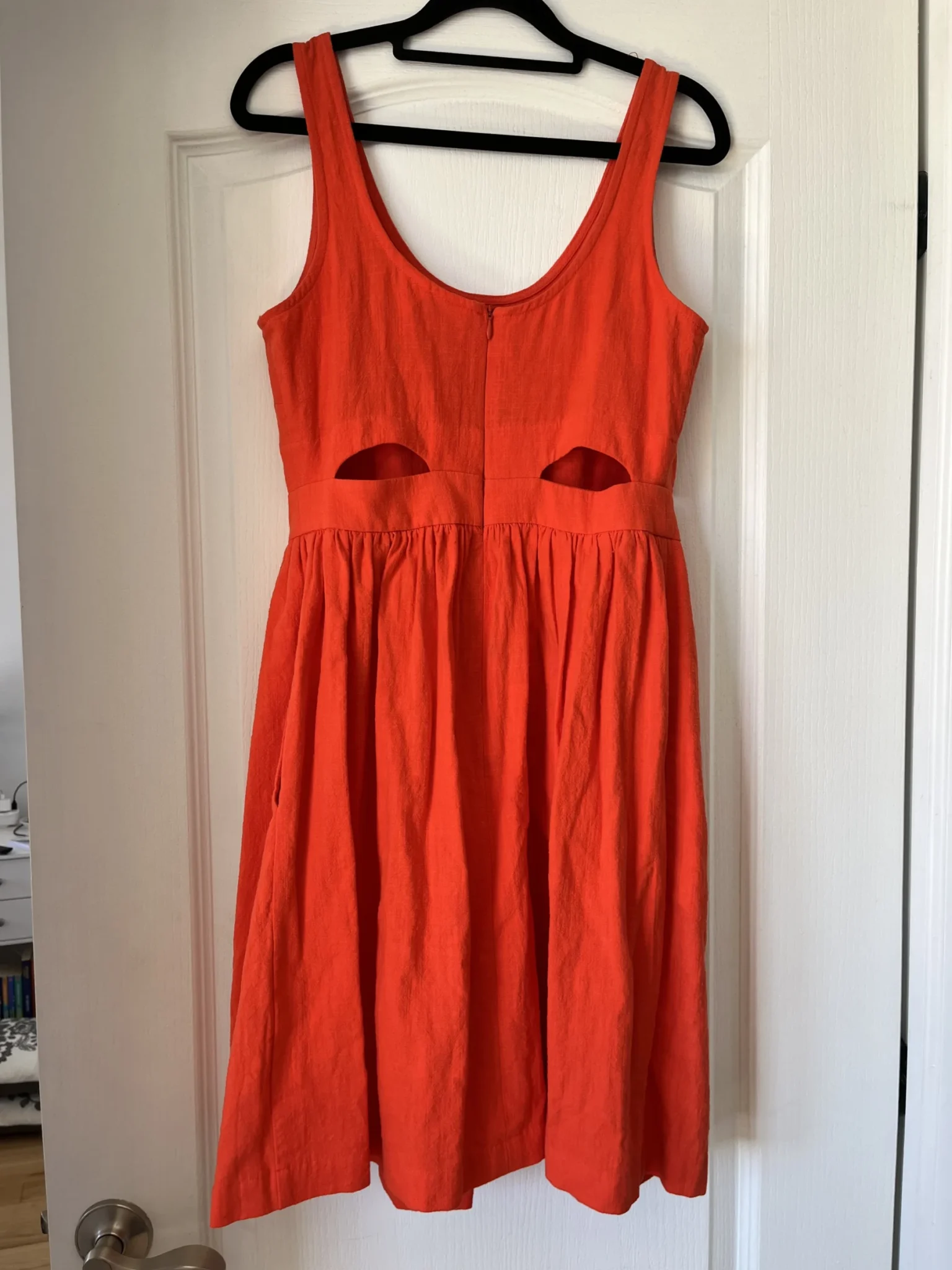 Image for Robe Eve Gravel à découpes taille S orange corail