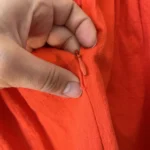 Thumbnail for Robe Eve Gravel à découpes taille S orange corail