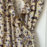 Thumbnail for Sunday Best dress, size L, floral motif, wrap style