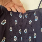 Thumbnail for Size 2 navy blue floral Babaton dress