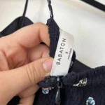 Thumbnail for Size 2 navy blue floral Babaton dress