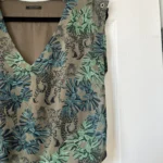 Thumbnail for IKKS Paris khaki patterned dress size S (34)