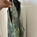 Thumbnail for IKKS Paris khaki patterned dress size S (34)