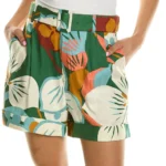 Featured thumbnail for Ted Baker shorts size 1 (4US) with colourful satin pattern