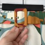 Thumbnail for Ted Baker shorts size 1 (4US) with colourful satin pattern