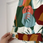 Thumbnail for Ted Baker shorts size 1 (4US) with colourful satin pattern