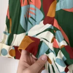 Thumbnail for Ted Baker shorts size 1 (4US) with colourful satin pattern