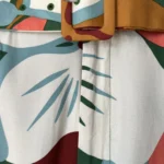 Thumbnail for Ted Baker shorts size 1 (4US) with colourful satin pattern