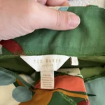 Thumbnail for Ted Baker shorts size 1 (4US) with colourful satin pattern