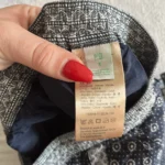 Thumbnail for Scotch and Soda women's trousers size 1 navy blue patterned