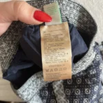 Thumbnail for Scotch and Soda women's trousers size 1 navy blue patterned