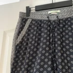 Thumbnail for Scotch and Soda women's trousers size 1 navy blue patterned