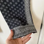 Thumbnail for Scotch and Soda women's trousers size 1 navy blue patterned