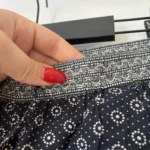 Thumbnail for Scotch and Soda women's trousers size 1 navy blue patterned