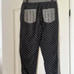 Thumbnail for Scotch and Soda women's trousers size 1 navy blue patterned