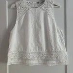 Featured thumbnail for Blouse sans manches mélange de lin