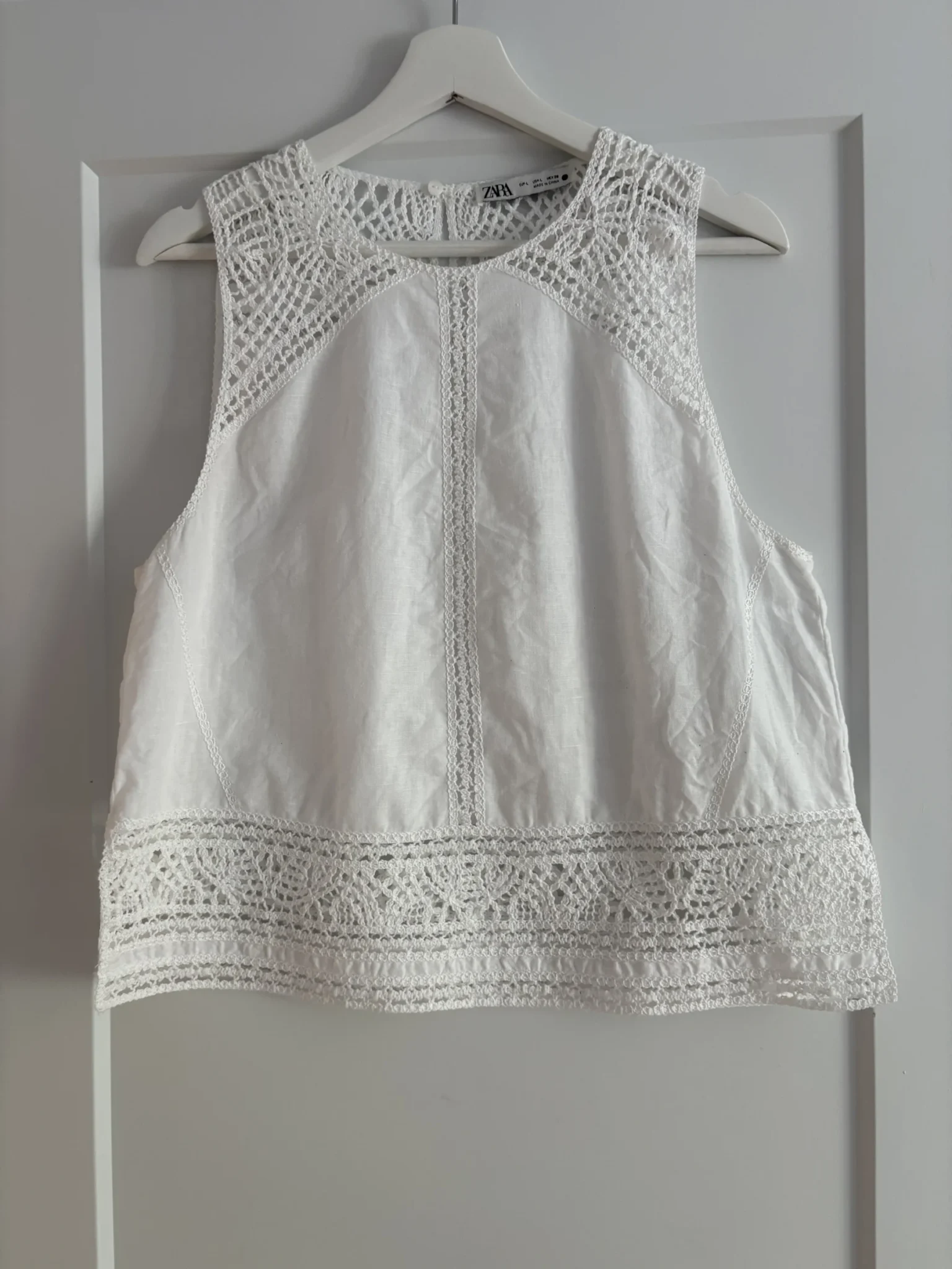 Featured image for Blouse sans manches mélange de lin