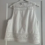 Thumbnail for Linen blend sleeveless blouse
