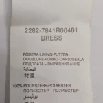 Thumbnail for Robe gris foncé avec col à paillettes – Oltre
