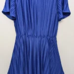 Featured thumbnail for Robe bleu royal à tissu ondulé – DKNY