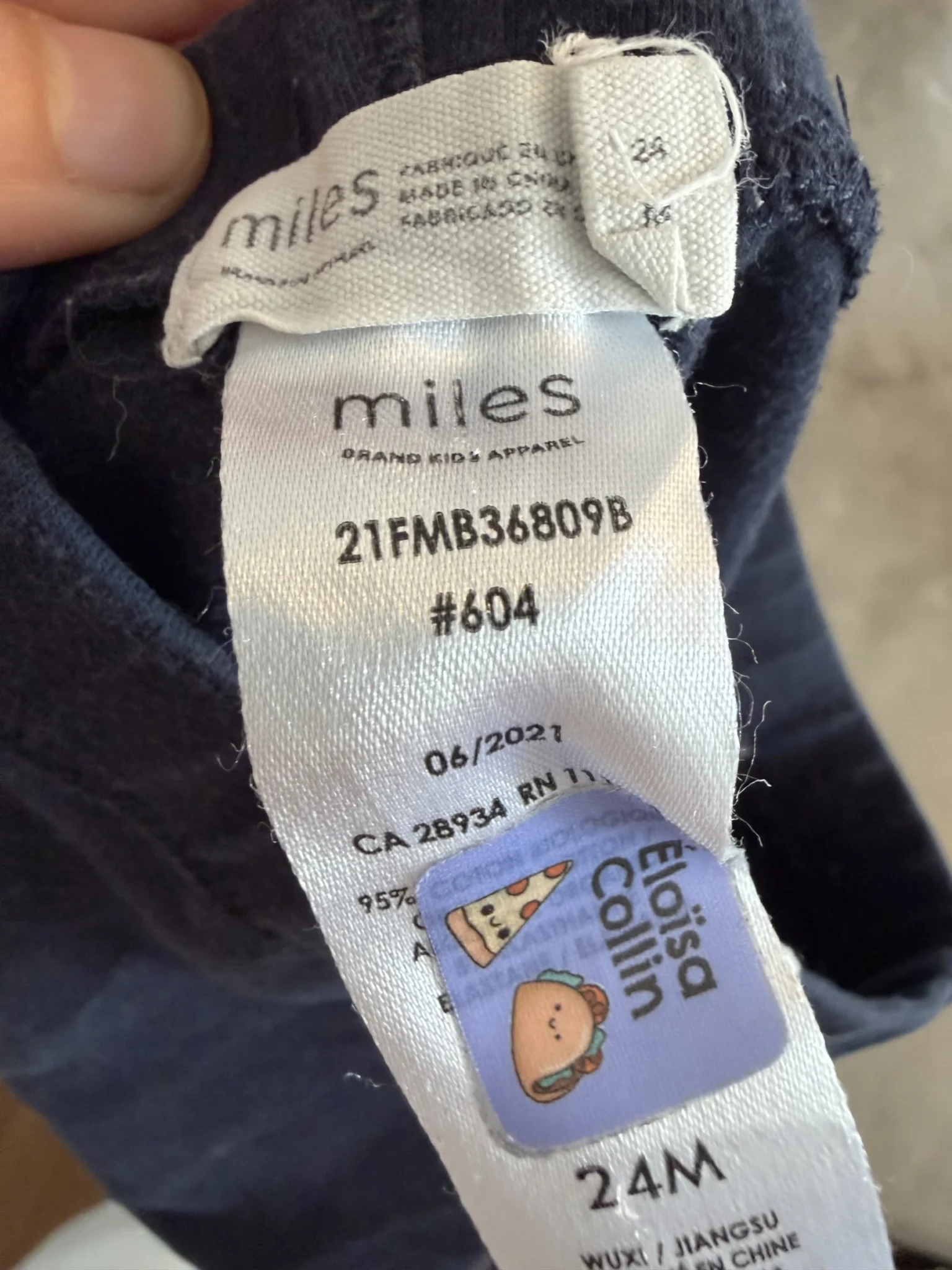 Image for Miles the Label Legging 24M