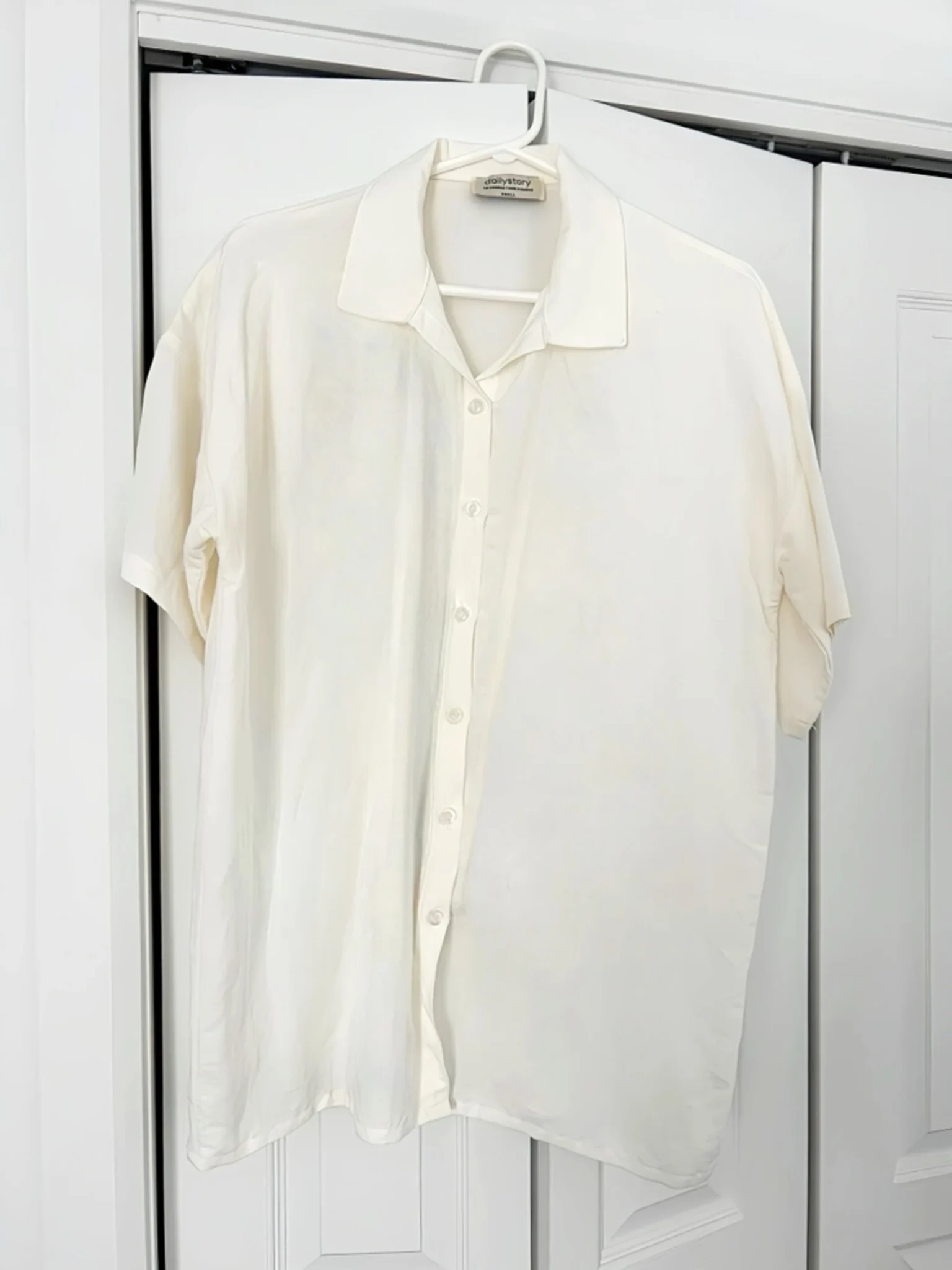 Image for Chemise blanche en lin Dailystory