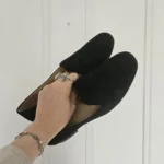 Thumbnail for Ballerines Naturalizer noires en suède