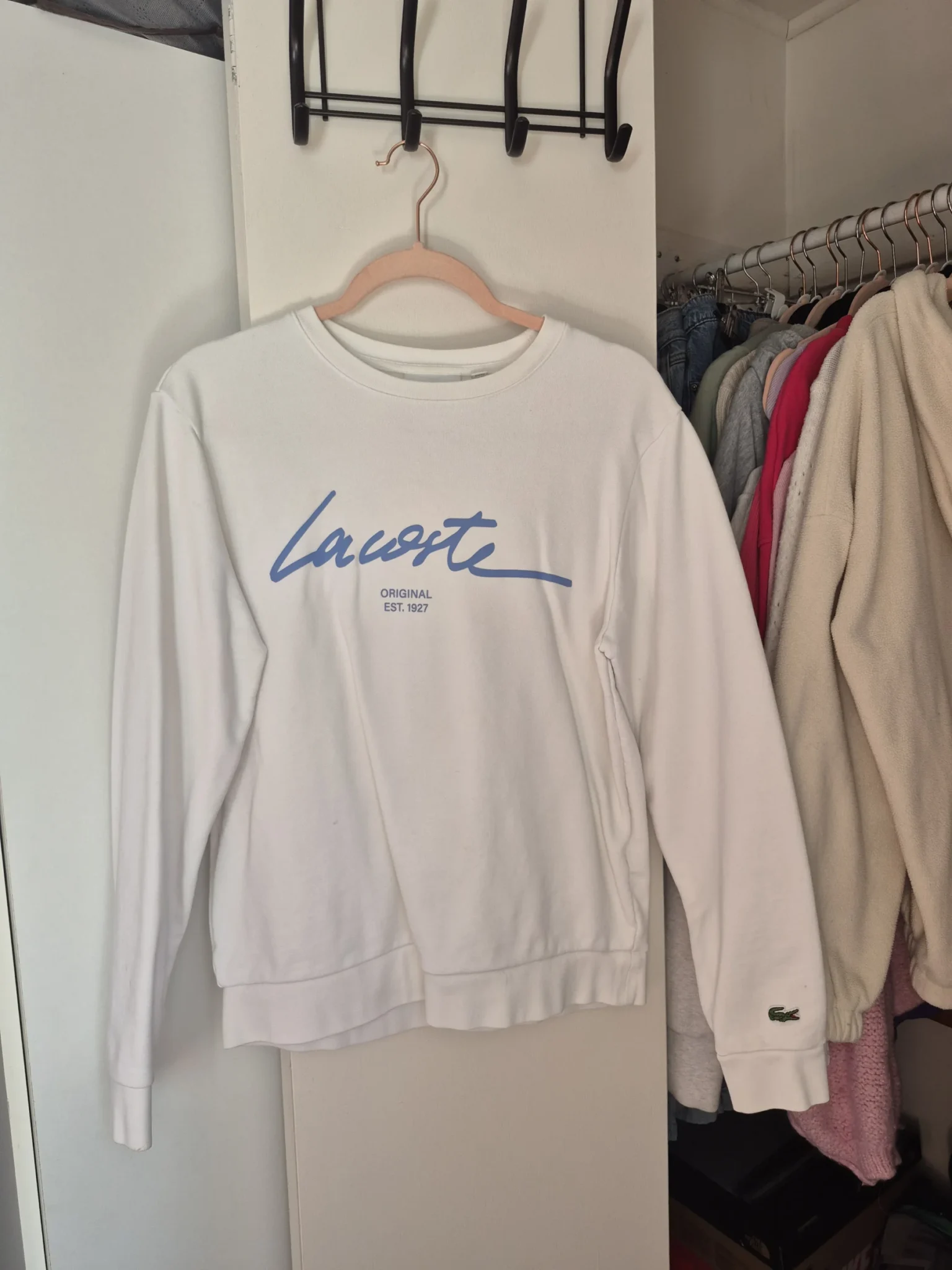 Featured image for Chandail Lacoste blanc Medium
