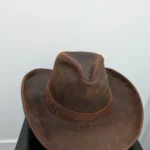 Featured thumbnail for Chapeau de cuir western de la marque Henschel Hat Co