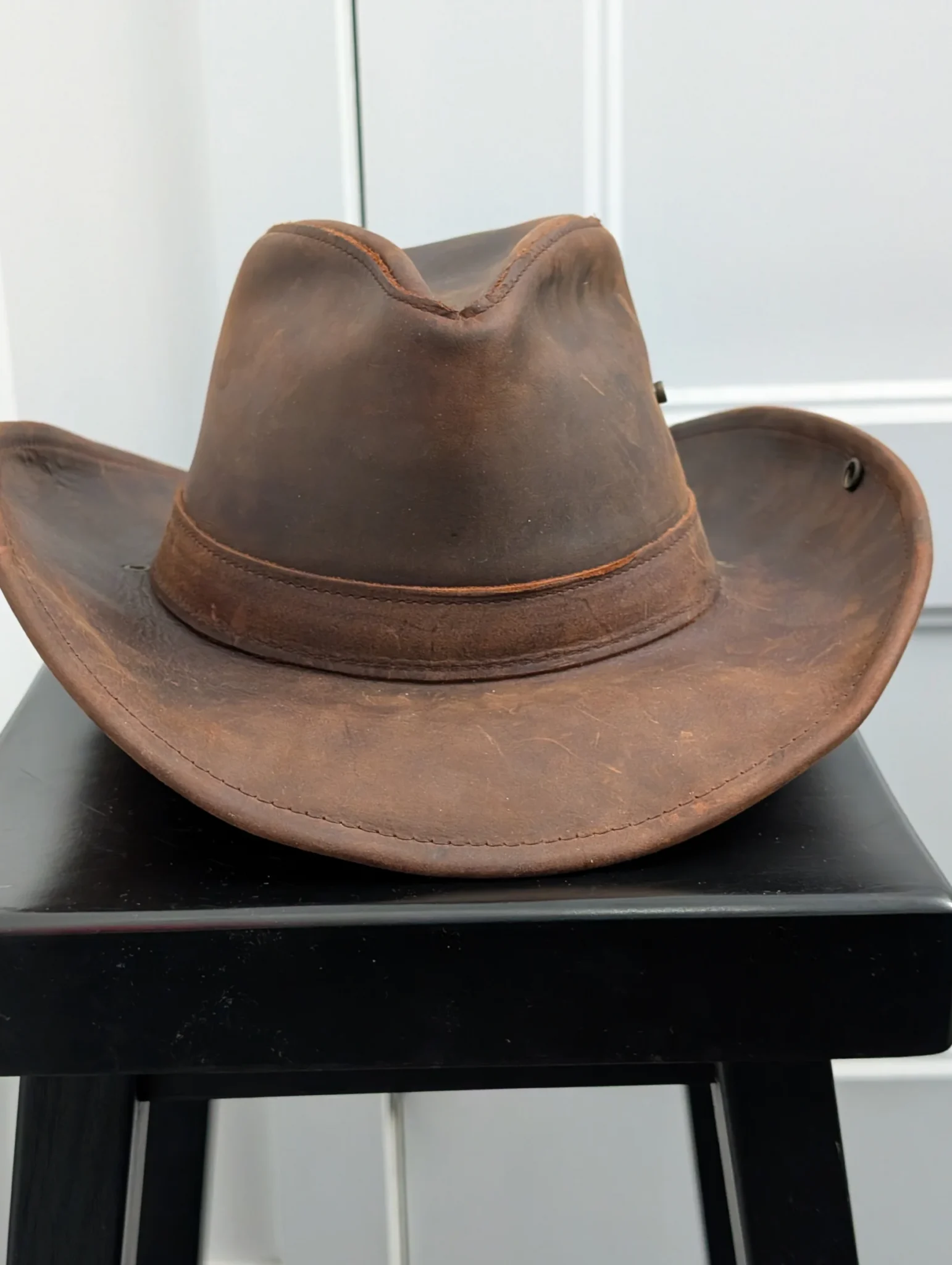 Image for Chapeau de cuir western de la marque Henschel Hat Co