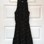 Thumbnail for Robe noire fleurie Aritzia