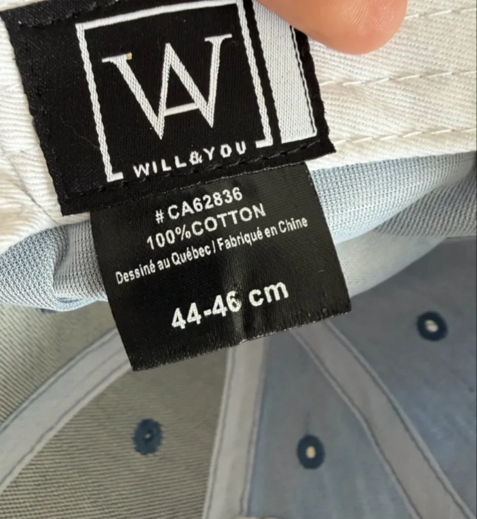 Image for Casquette 44-46cm de Will and You