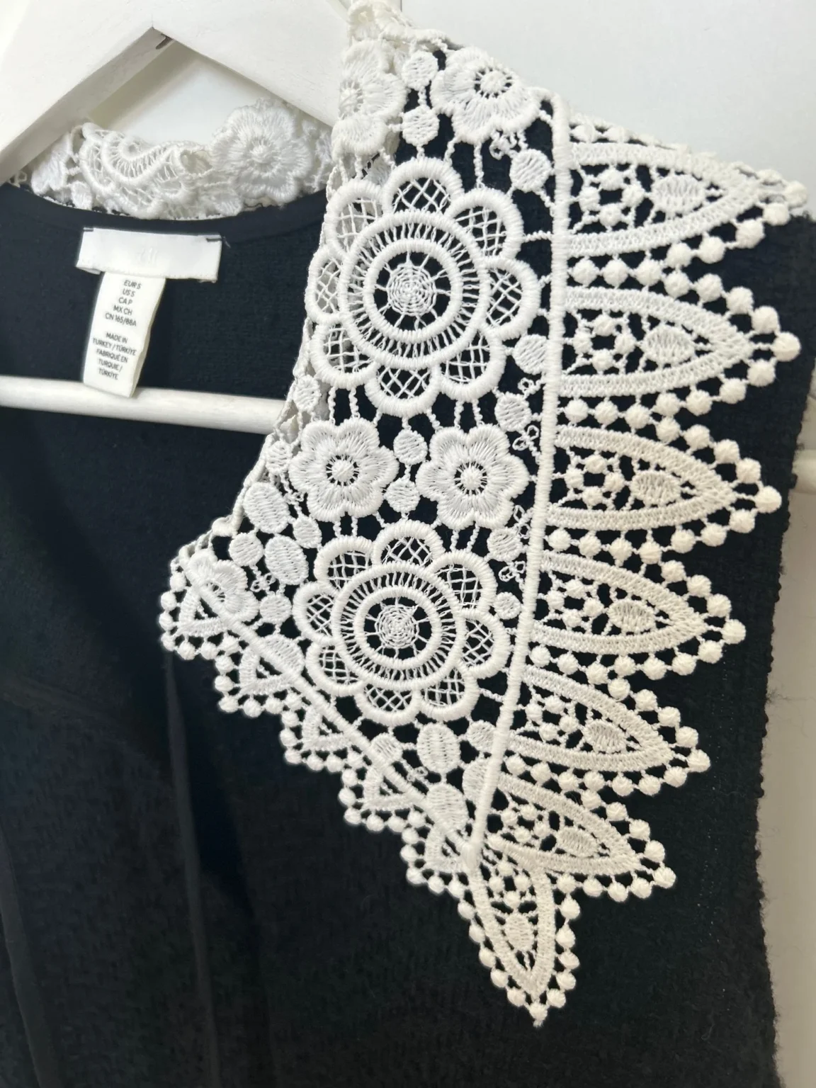 Image for Robe sans manche avec col claudine en dentelle