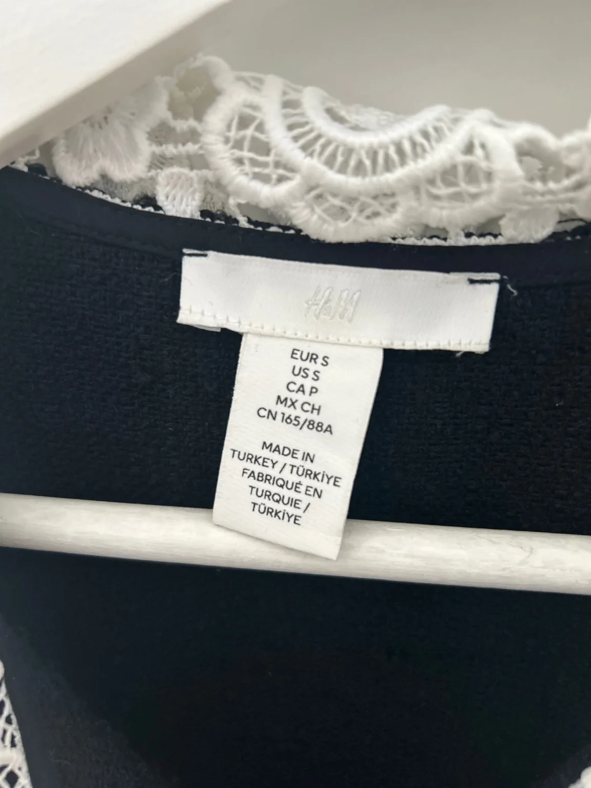 Image for Robe sans manche avec col claudine en dentelle